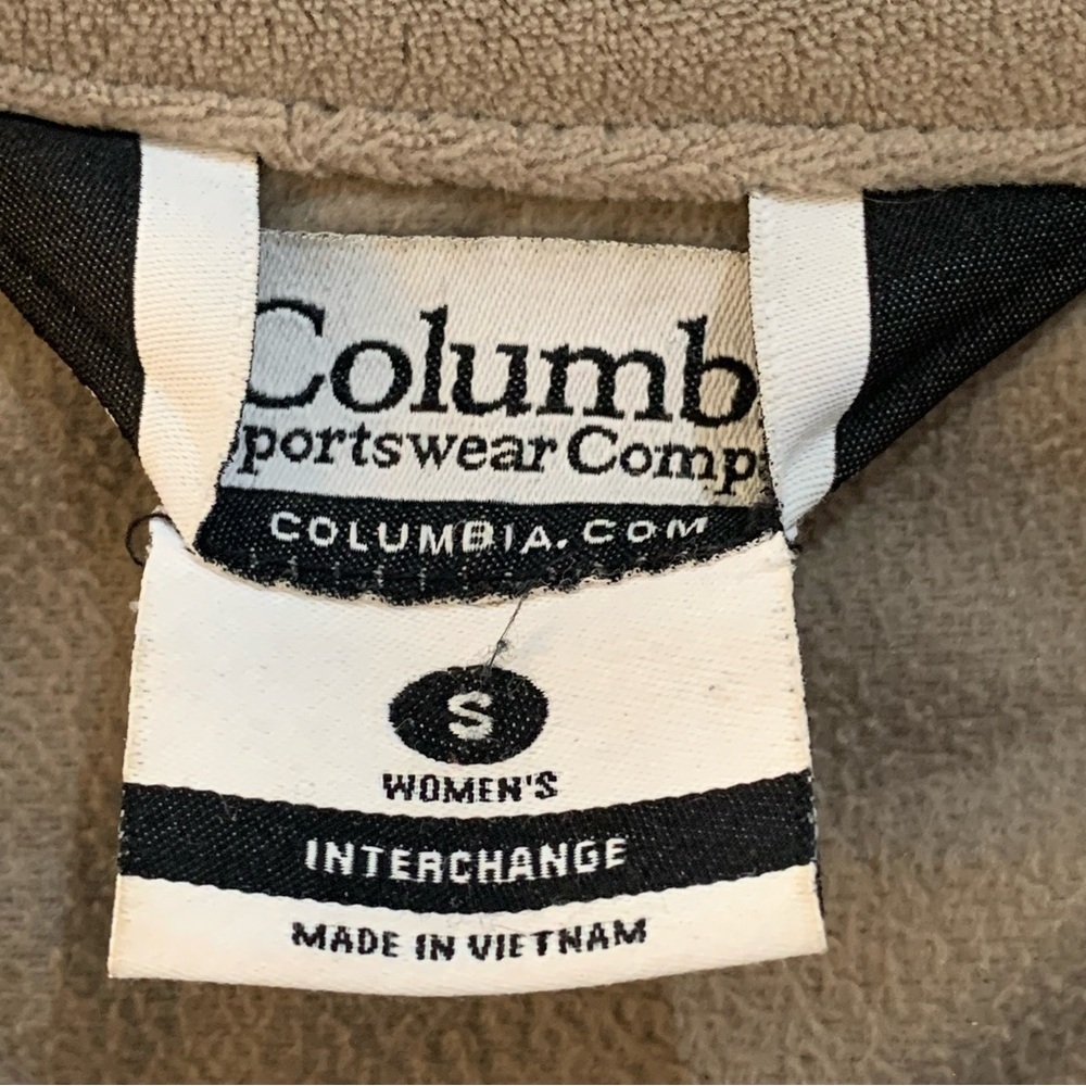 Columbia Women's 2 Tone Blue Interchange Fleece Jacket Size Small Full Zip - Picture 5 of 7